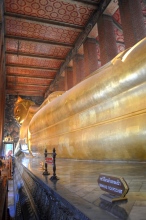 Wat Po - ležící Budha